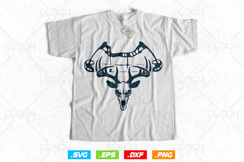 Deer Skull Compound Bow Hunting Svg Png, Fathers Day svg, Deer Hunting Svg, Hunting Gifts, Hunting Season Svg, Svg Files For Cricut SVG DesignDestine 