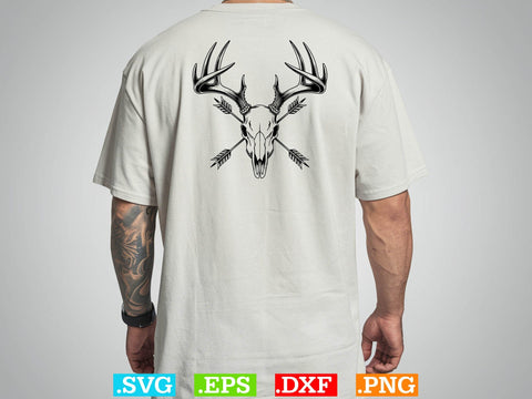 Deer Skull Hunting SVG, Animal Skull SVG, Hunting Season SVG SVG Creativeart88 