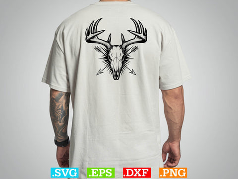 Deer Skull Hunting SVG Bundle, Animal Skull SVG, Hunting Season SVG SVG Creativeart88 