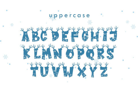 Deer Snow Font Dm Letter Studio 