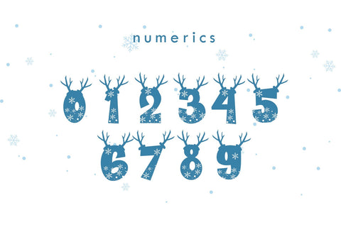 Deer Snow Font Dm Letter Studio 