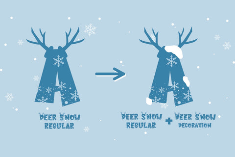 Deer Snow Font Dm Letter Studio 