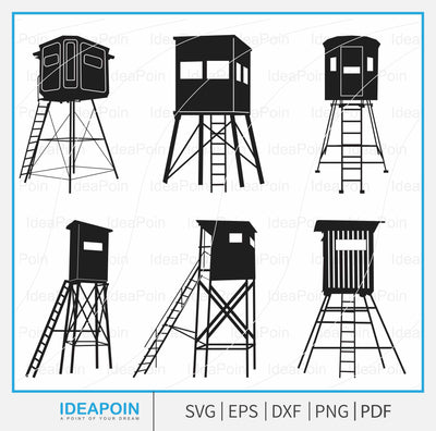 Deer stand svg, Deer Stand Vector, deer hunting, Hunting Blind SVG, Hunt Life svg, Outdoor Hunt svg, tree stand svg SVG Dinvect 