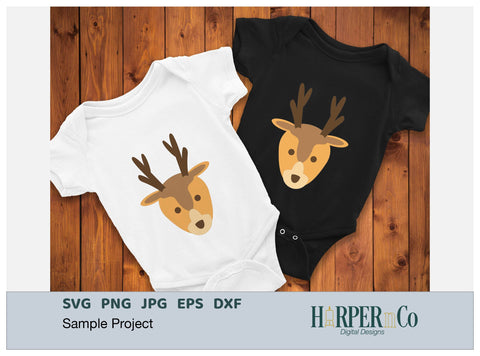 Deer SVG PNG Cut EPS File SVG HarperNCo 