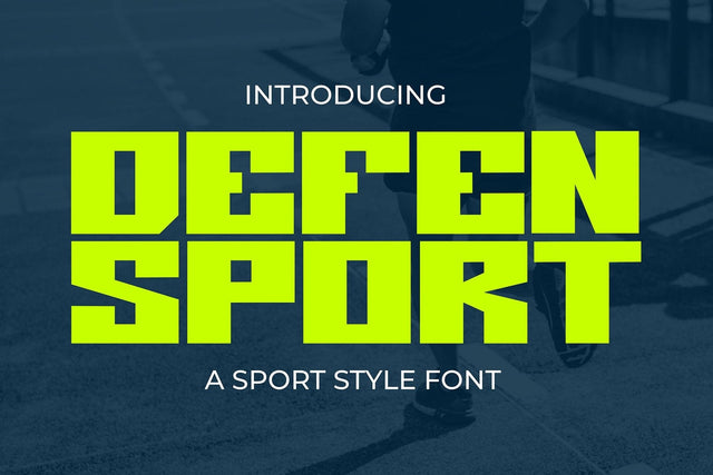 Defen Sport - Sport Moto Font Font Mozzatype 