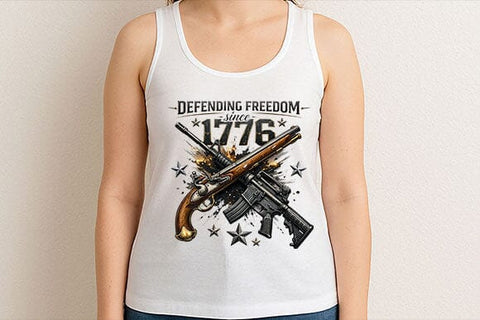Defending Freedom 1776 Patriotic PNG | Americana Sublimation Design SVG BillahCrafts 