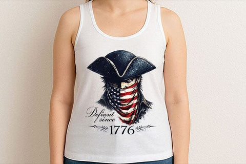 Defiant Since 1776 Patriotic PNG | Vintage Americana Digital Download SVG BillahCrafts 