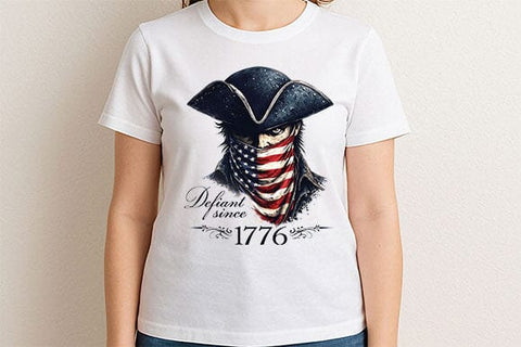 Defiant Since 1776 Patriotic PNG | Vintage Americana Digital Download SVG BillahCrafts 