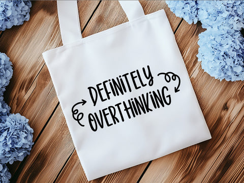 Definitely Overthinking SVG | ADHD PNG SVG Paige Cole Studio 