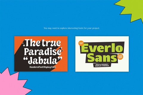 Defkins — The Bubble Pop Display Typeface Font Four Lines Std. 