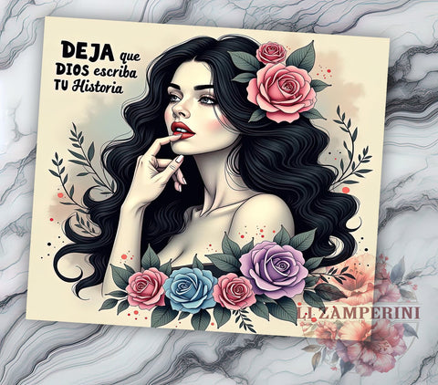 Deja Que Dios Escriba Tu Historia, Sarcastic Tumbler Design, 20oz PNG Sublimation, Inspirational Tumbler Wrap, Funny God Tumbler, Digital Download Tumbler, Unique Gift Idea Sublimation Li Zamperini 