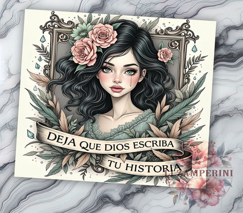 Deja Que Dios Escriba Tu Historia, Sarcastic Tumbler Design, 20oz PNG Sublimation, Inspirational Tumbler Wrap, Funny God Tumbler, Digital Download Tumbler, Unique Gift Idea Sublimation Li Zamperini 