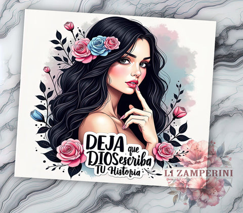 Deja Que Dios Escriba Tu Historia, Sarcastic Tumbler Design, 20oz PNG Sublimation, Inspirational Tumbler Wrap, Funny God Tumbler, Digital Download Tumbler, Unique Gift Idea Sublimation Li Zamperini 