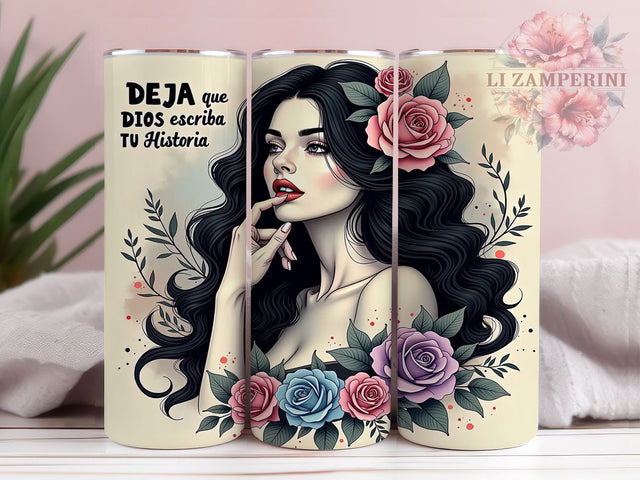 Deja Que Dios Escriba Tu Historia, Sarcastic Tumbler Design, 20oz PNG Sublimation, Inspirational Tumbler Wrap, Funny God Tumbler, Digital Download Tumbler, Unique Gift Idea Sublimation Li Zamperini 