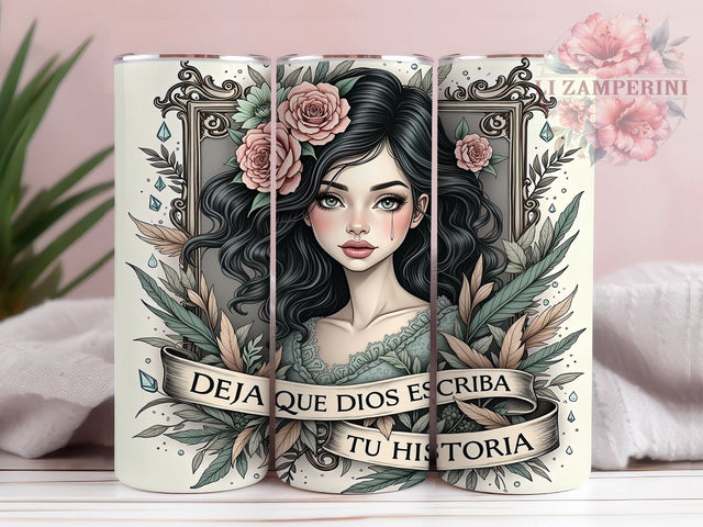 Deja Que Dios Escriba Tu Historia, Sarcastic Tumbler Design, 20oz PNG Sublimation, Inspirational Tumbler Wrap, Funny God Tumbler, Digital Download Tumbler, Unique Gift Idea Sublimation Li Zamperini 