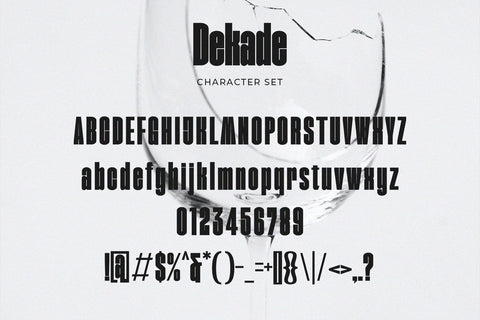 Dekade - Modern Bold Condensed Sans Font studioalmeera 