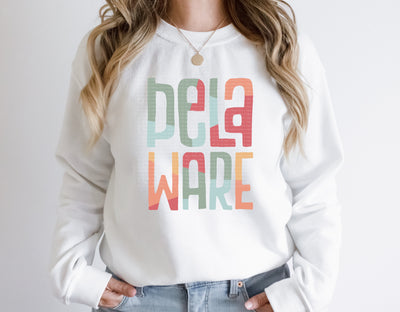 Delaware Retro Typography PNG | Vintage State Name Design | Sublimation Digital Download Sublimation Print Perfect Design Shop 