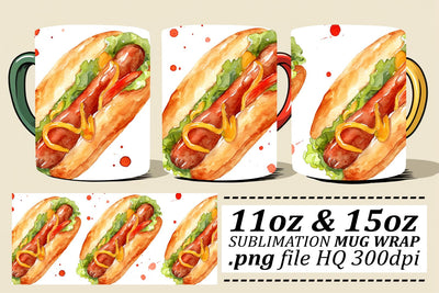 Delectable Fast Foodie Mug Design Sublimation afrosvg 