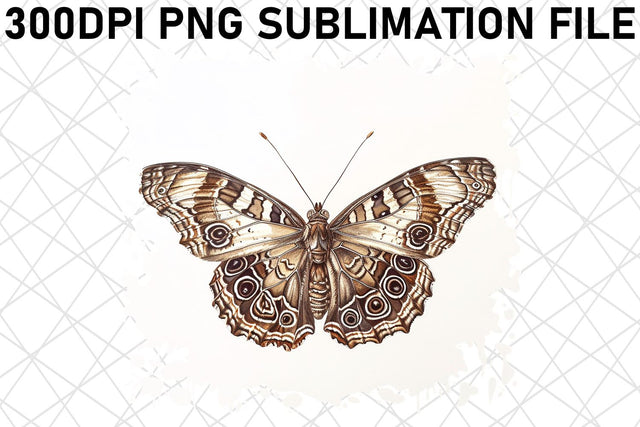 Delicate Butterfly Sublimation Artwork Sublimation afrosvg 