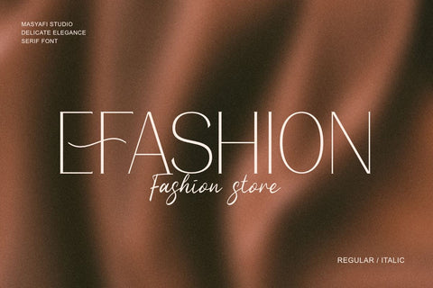 Delicate Elegance - Elegant Serif Font Font Masyafi Studio 
