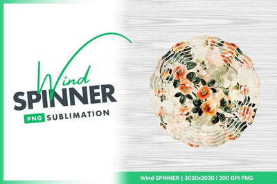Delicate floral pattern with peach blooms Sublimation Regulrcrative 