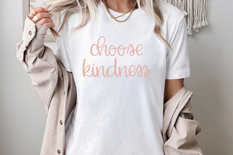 Delicate Flower, Cute Handwriting Font, Script Fonts for Cricut Font Designing Digitals 