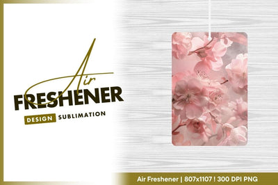 Delicate pink flowers floral arrangement background Sublimation Regulrcrative 