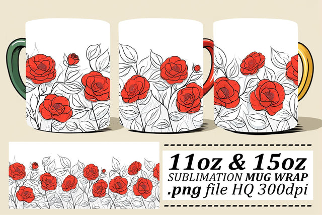 Delicate Spring Blossom Mug Sublimation afrosvg 