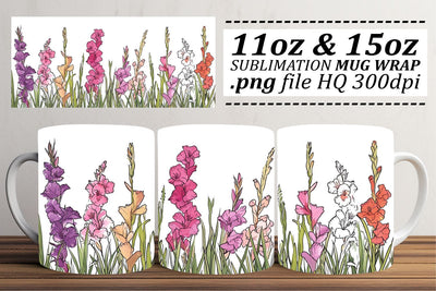 Delicate Spring Blossom Mug Sublimation afrosvg 