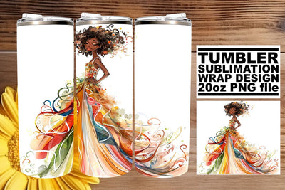 Delicate Watercolor Wedding Tumbler Wrap: Love Whisper 20oz Sublimation afrosvg 
