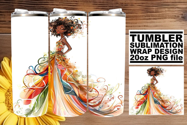 Delicate Watercolor Wedding Tumbler Wrap: Love Whisper 20oz Sublimation afrosvg 