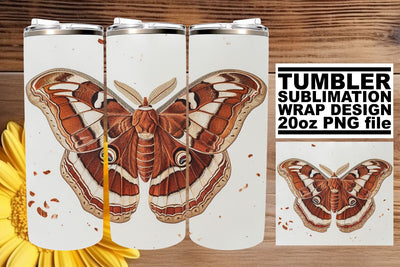 Delicate Wings 20oz Tumbler Sublimation Sublimation afrosvg 