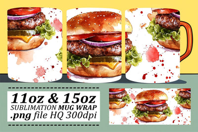 Delicious Food Pattern Sublimation Sublimation afrosvg 