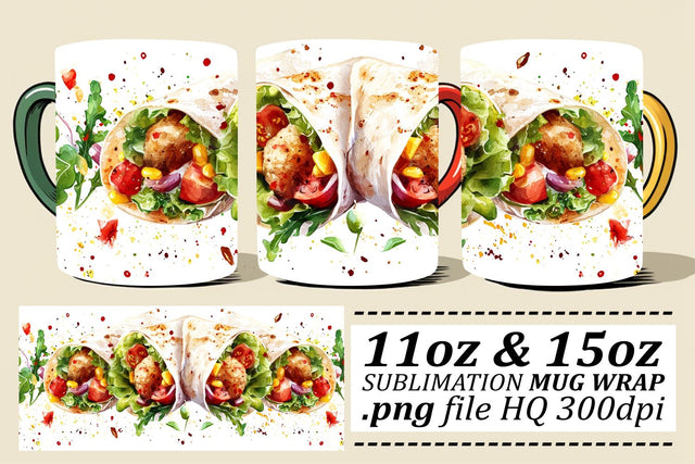 Deliciously Detailed Fast Foodie Mug Design Sublimation afrosvg 