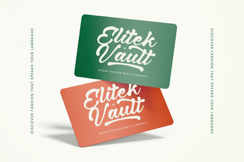 Delight Island - Retro Bold Script Font Letterena Studios 