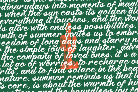 Delight Island - Retro Bold Script Font Letterena Studios 