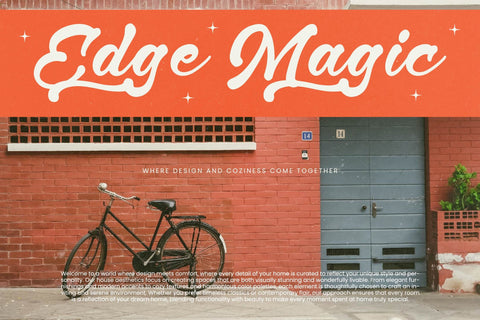 Delight Island - Retro Bold Script Font Letterena Studios 