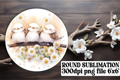 Delightful Bird Ornament Pack Sublimation afrosvg 
