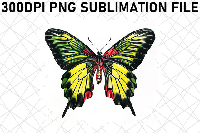 Delightful Butterfly Meadow Sublimation afrosvg 