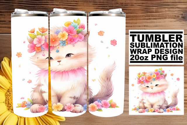 Delightful Cat Lover's 20oz Tumbler Sublimation Collection Sublimation afrosvg 