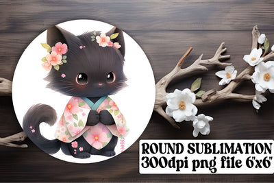 Delightful Kitty Keychain Set for Crafting Enthusiasts Sublimation afrosvg 