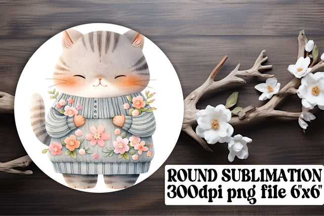 Delightful Kitty Keychain Set for Crafting Enthusiasts Sublimation afrosvg 