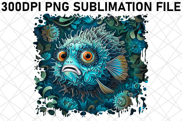 Delightful Sea Creature Watercolor Design Set for Crafting Sublimation afrosvg 