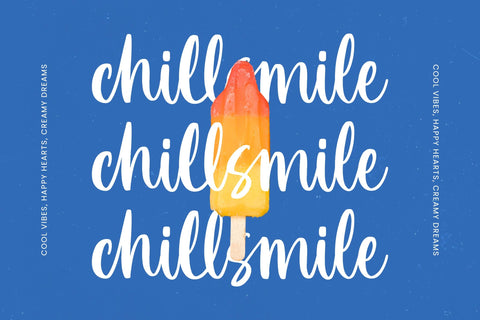 Delights Fruity - Bold Brush Font Font Letterena Studios 