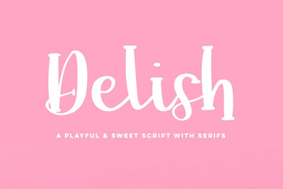 Delish Serif Script Font Font Beck McCormick 
