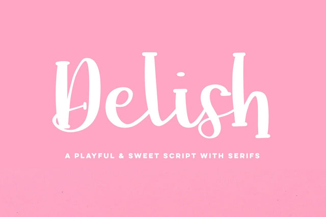 Delish Serif Script Font Font Beck McCormick 