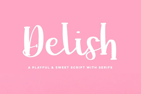 Delish Serif Script Font Font Beck McCormick 