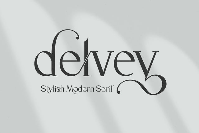 Delvey Modern Serif Font Font Beck McCormick 
