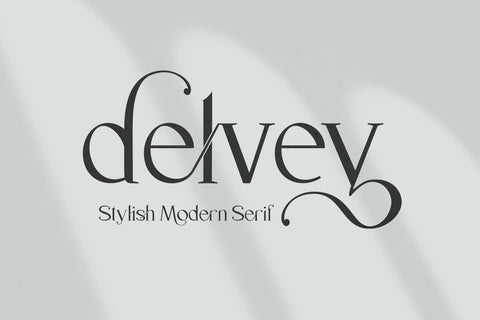 Delvey Modern Serif Font Font Beck McCormick 