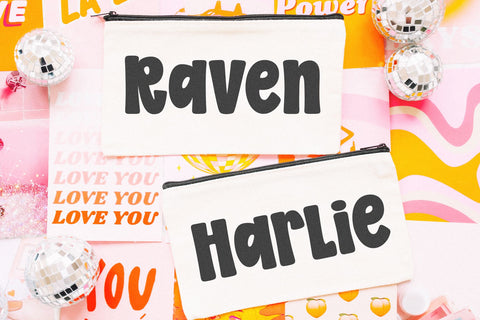 Demi May - Cute Bubbly Font Font KA Designs 